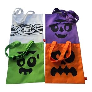 McDonald's Halloween Themed Tote Bags. Set Of 4.